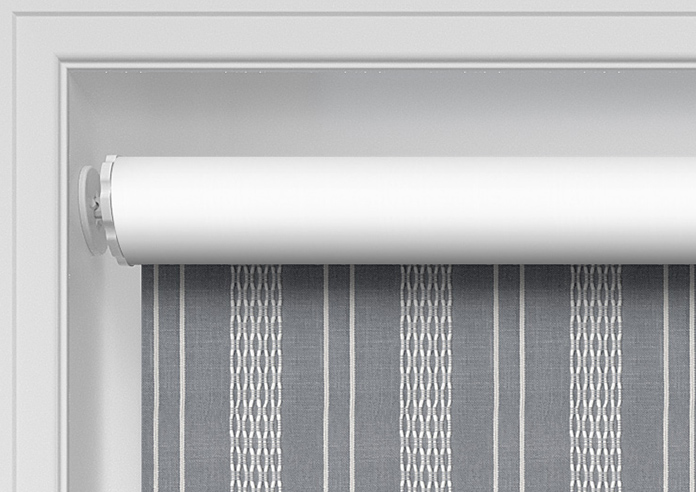 Form Striped, Stonewashed Blue - Twist&Fit Roller Blind - Image 10
